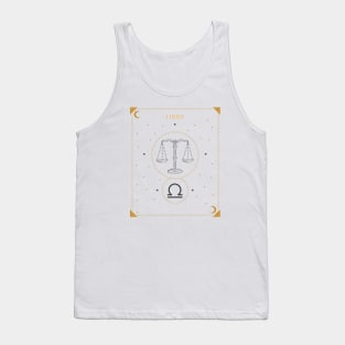 Libra | Astrology Zodiac Sign Design Tank Top